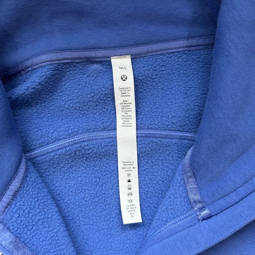 Lululemon Thick Fleece Half Zip M/L - Picture 11 of 14